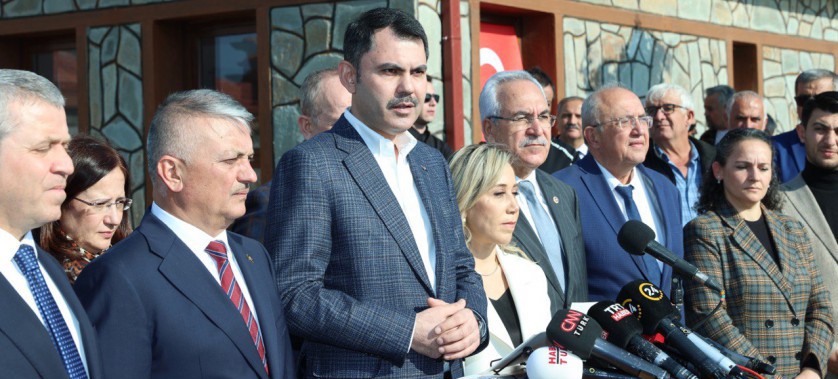 BAKAN MURAT KURUM, MANAVGAT KALEMLER MAHALLESİ'NDE İNCELEMELERDE BULUNDU