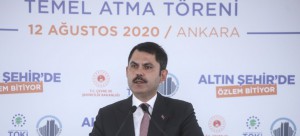 CİNDERESİ KENTSEL DÖNÜŞÜM PROJESİ KAPSAMINDA 451 KONUTUN TEMELİ ATILDI