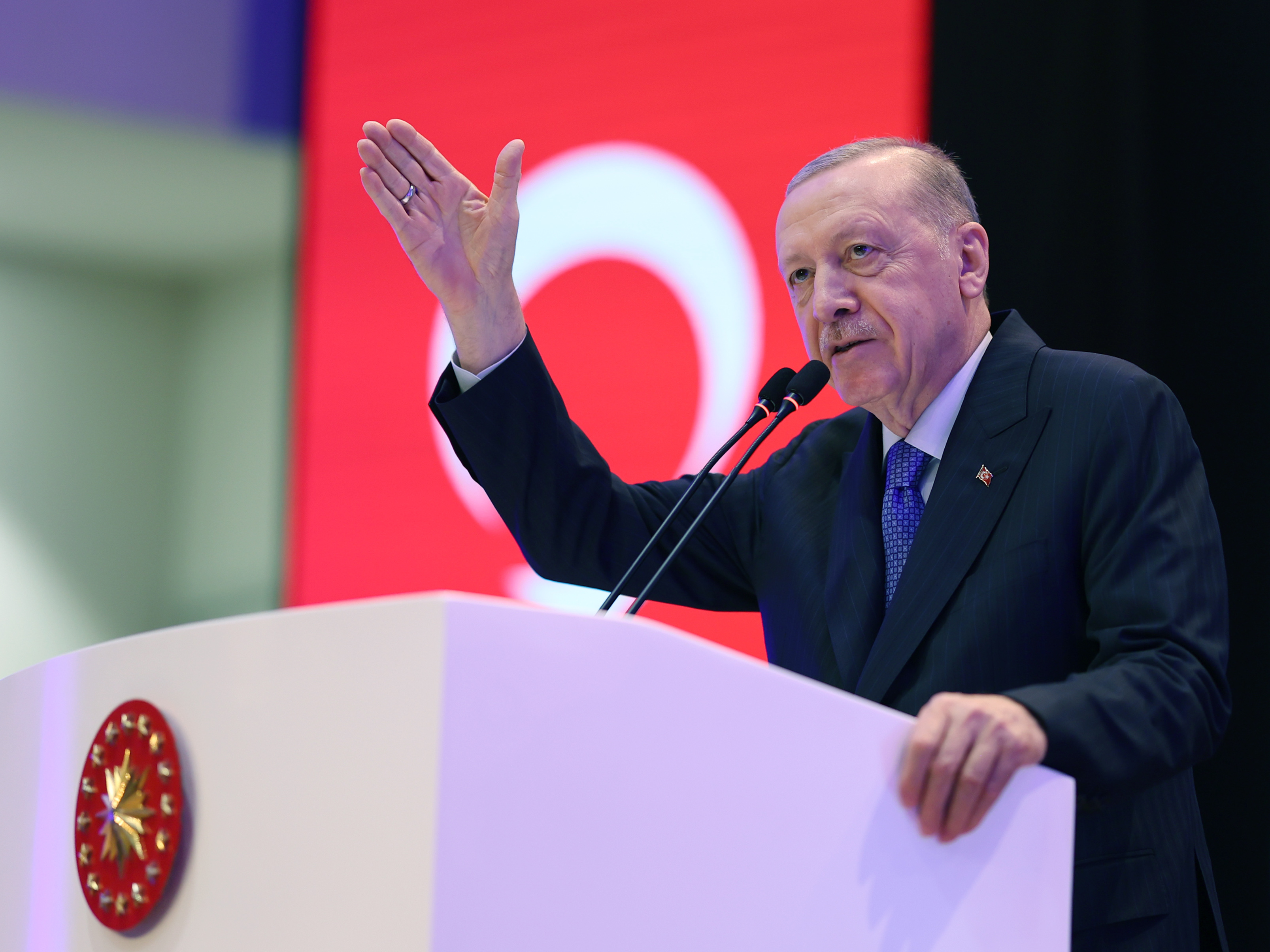 CUMHURBAŞKANI ERDOĞAN’IN KATILIMIYLA KKTC CUMHURBAŞKANLIĞI VE MECLİS BİNALARI AÇILDI