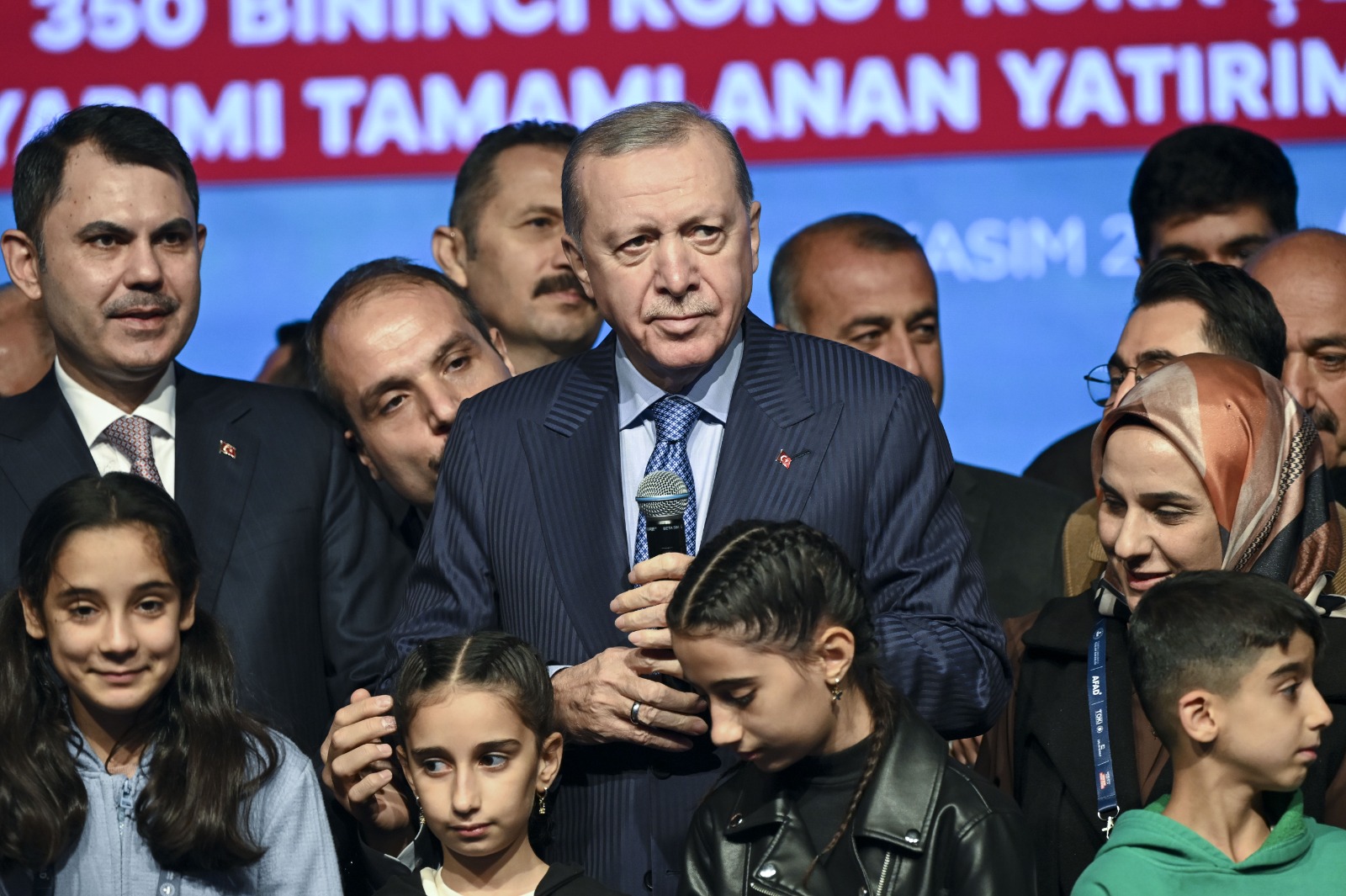 CUMHURBAŞKANI ERDOĞAN 350 BİNİNCİ KONUTU TESLİM ETTİ