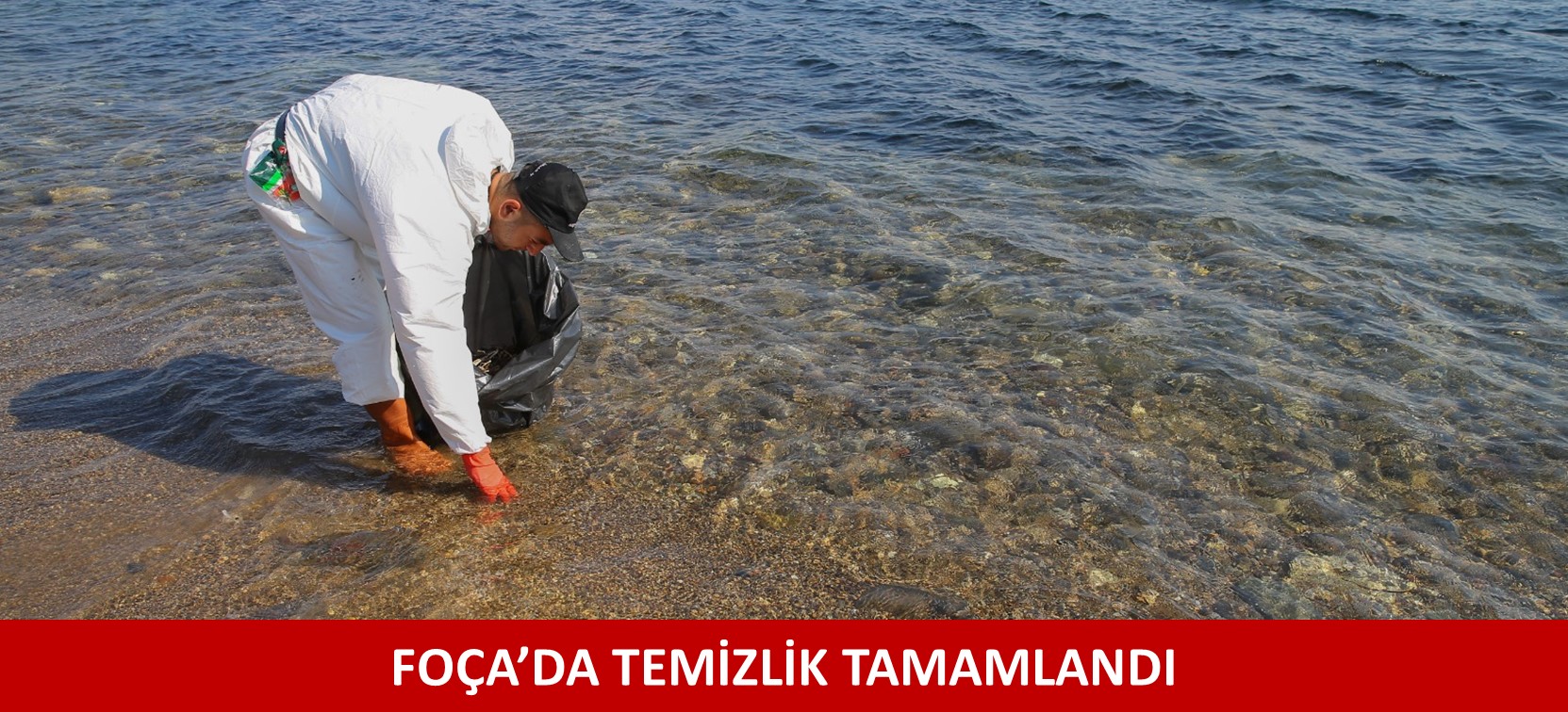 FOÇA’DA TEMİZLİK TAMAMLANDI