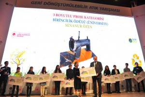 GERİ DÖNÜŞTÜRÜLEBİLİR ATIK YARIŞMASININ ÖDÜL TÖRENİ YAPILDI
