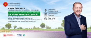 HAYDİ İSTANBUL FETİH COŞKUSUYLA FİDAN DİKMEYE!