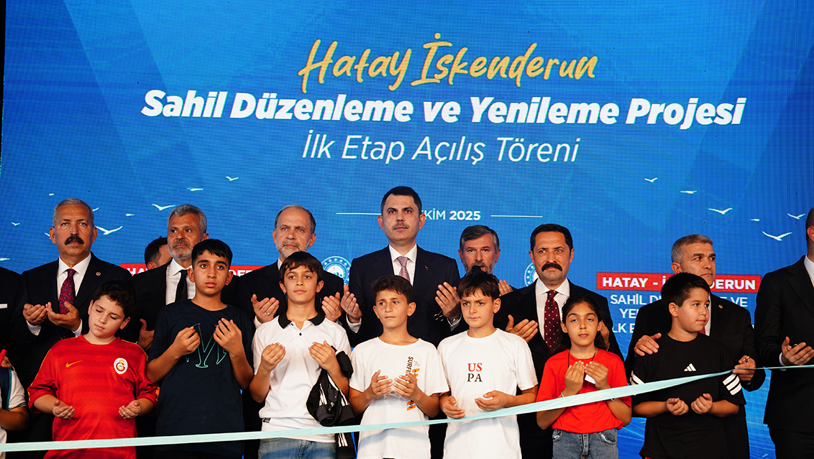 İSKENDERUN SAHİL DÜZENLEME VE YENİLEME PROJESİ İLK ETAP AÇILIŞ TÖRENİ