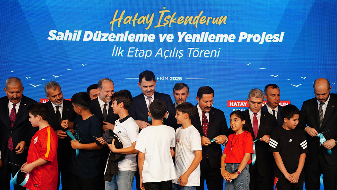 İSKENDERUN SAHİL DÜZENLEME VE YENİLEME PROJESİ İLK ETAP AÇILIŞ TÖRENİ