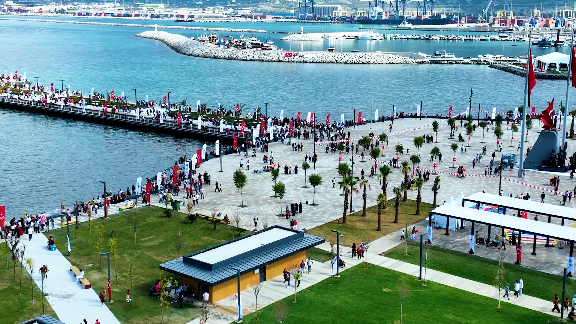 İSKENDERUN SAHİL DÜZENLEME VE YENİLEME PROJESİ İLK ETAP AÇILIŞ TÖRENİ