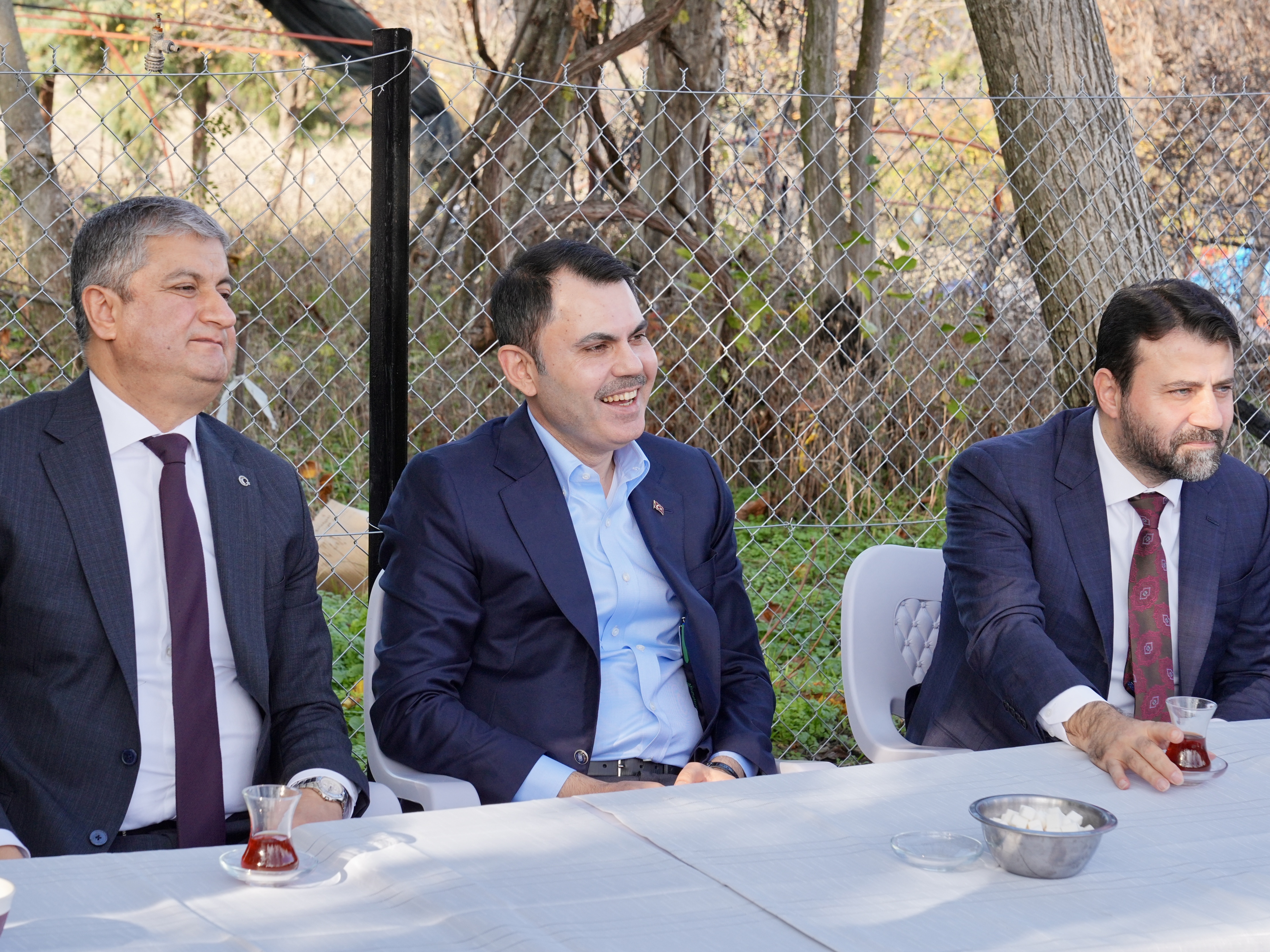 ORMAN YANGININDAN ETKİLENEN KARABÜK’ÜN KAMIŞ KÖYÜ’NDE TEMEL ATMA TÖRENİ