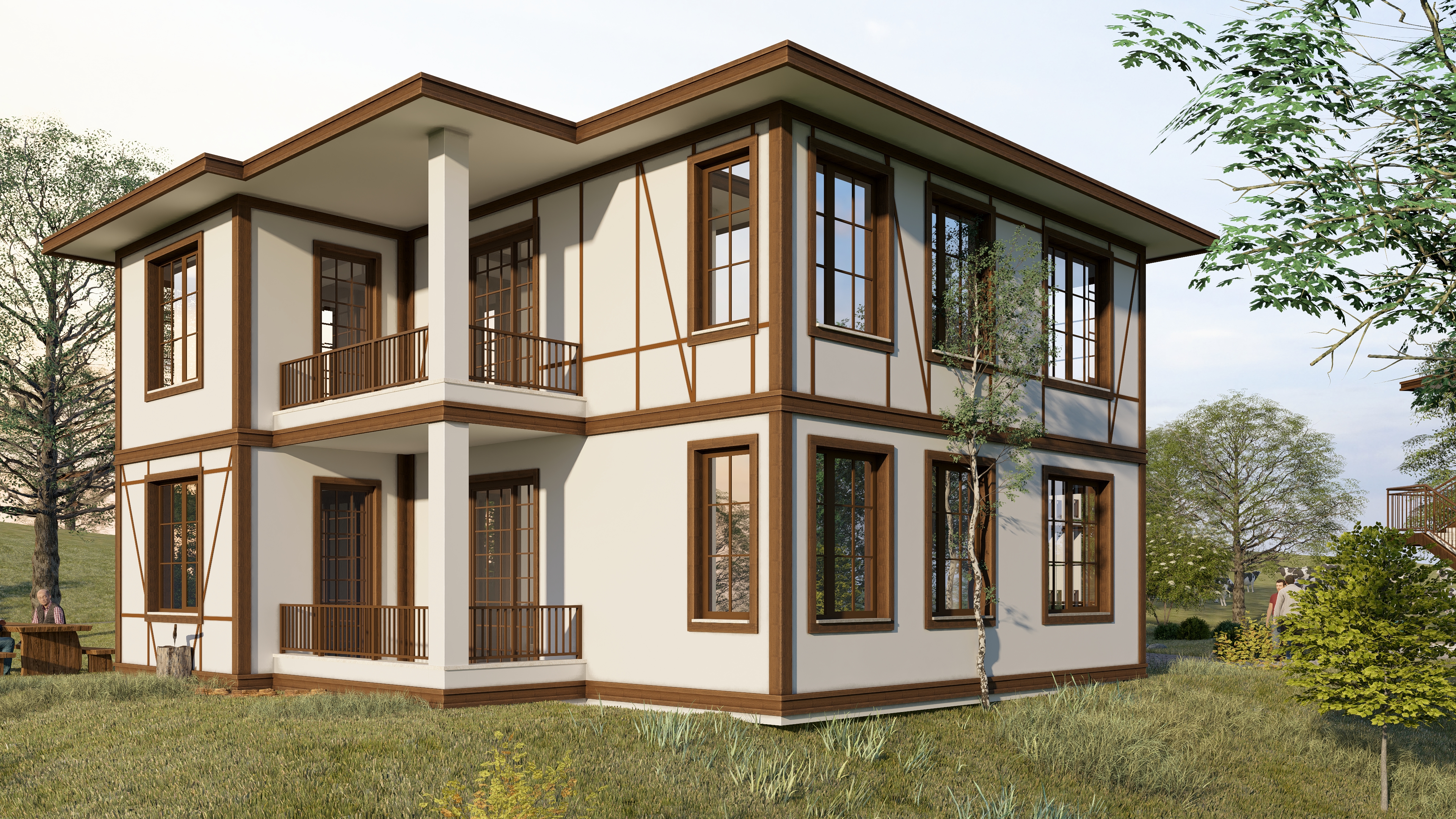 ORMAN YANGININDAN ETKİLENEN KARABÜK’ÜN KAMIŞ KÖYÜ’NDE TEMEL ATMA TÖRENİ