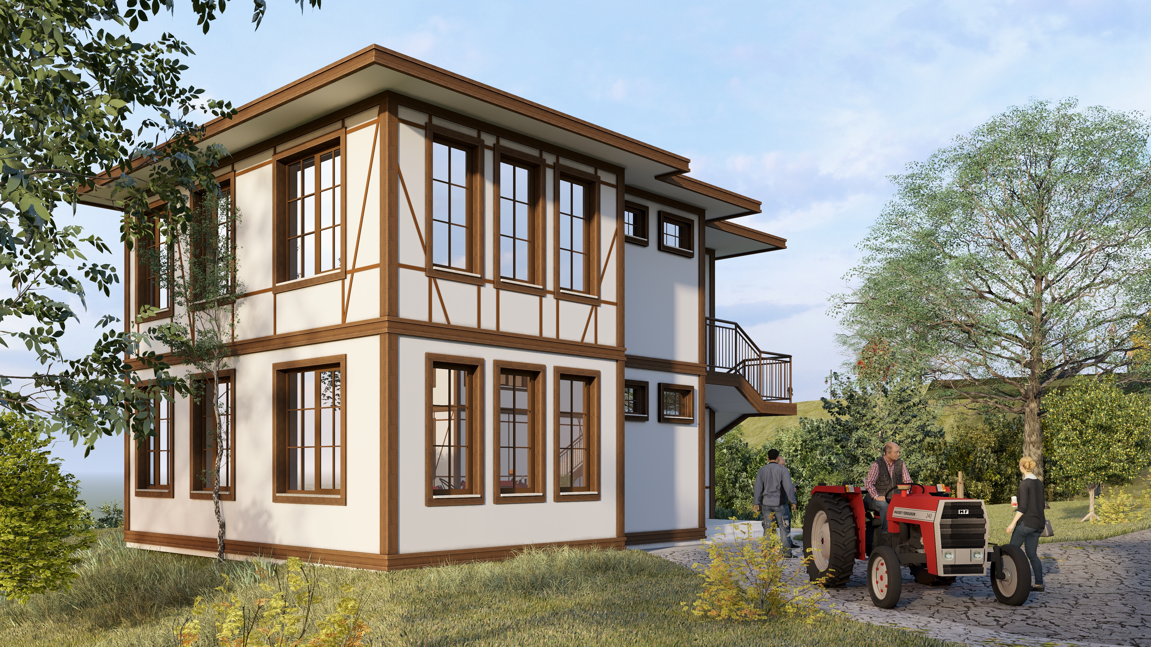 ORMAN YANGININDAN ETKİLENEN KARABÜK’ÜN KAMIŞ KÖYÜ’NDE TEMEL ATMA TÖRENİ