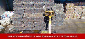 SIFIR ATIK PROJESİ'NDE 16 AYDA TOPLANAN ATIK 179 TONA ULAŞTI