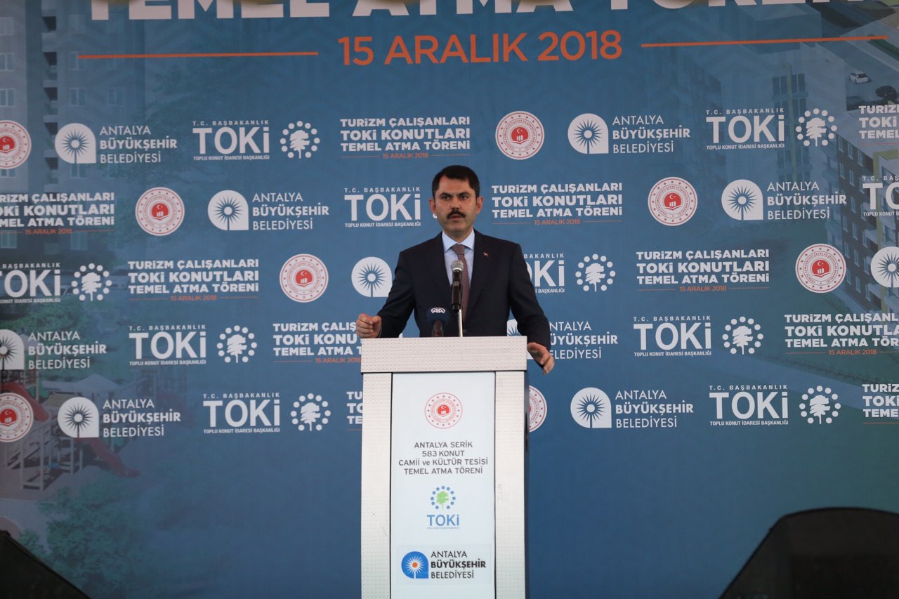 TURİZM ÇALIŞANLARI TOKİ KONUTLARI TEMEL ATMA TÖRENİ GERÇEKLEŞTİRİLDİ 