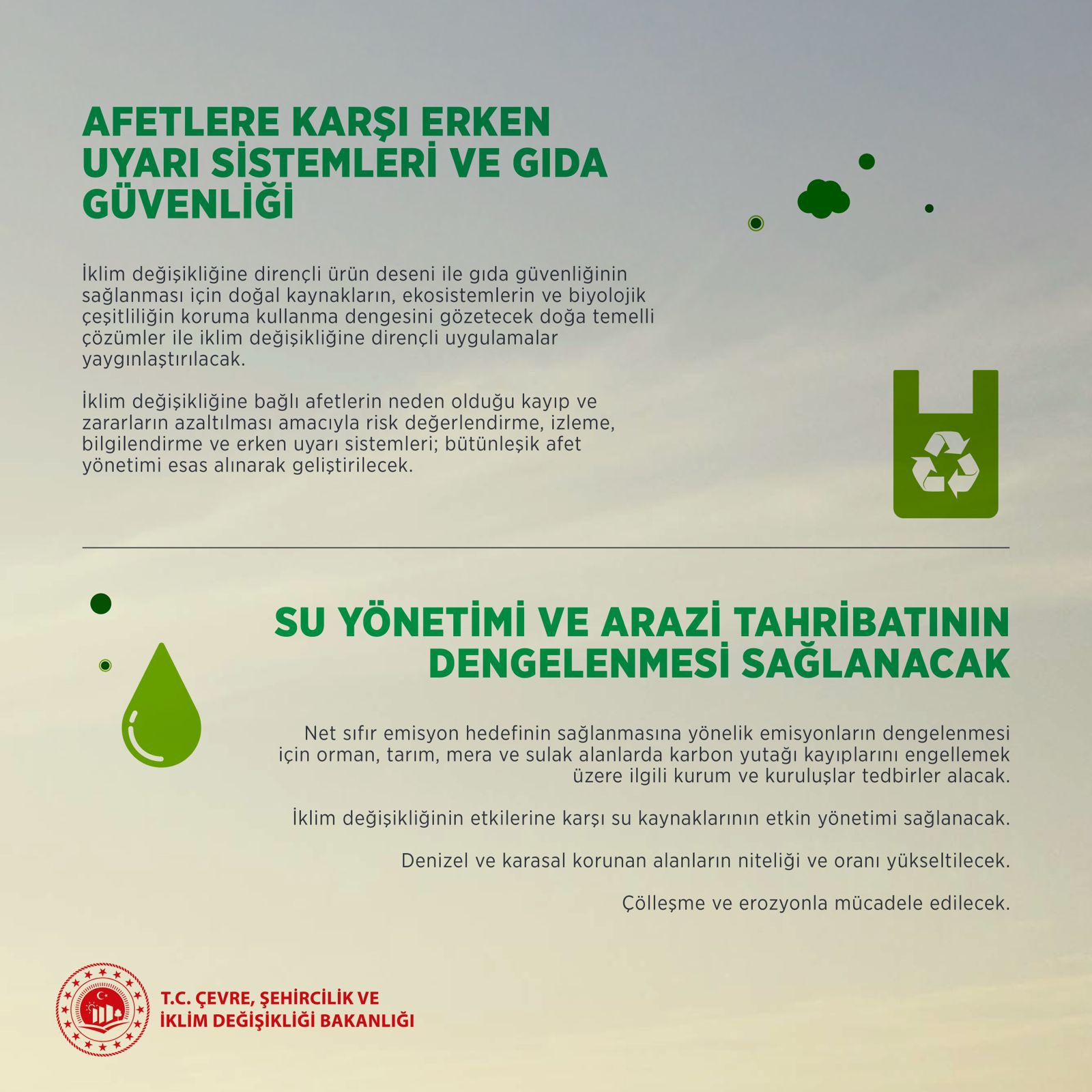 TÜRKİYE'NİN İLK İKLİM KANUNU TBMM’DE KABUL EDİLDİ