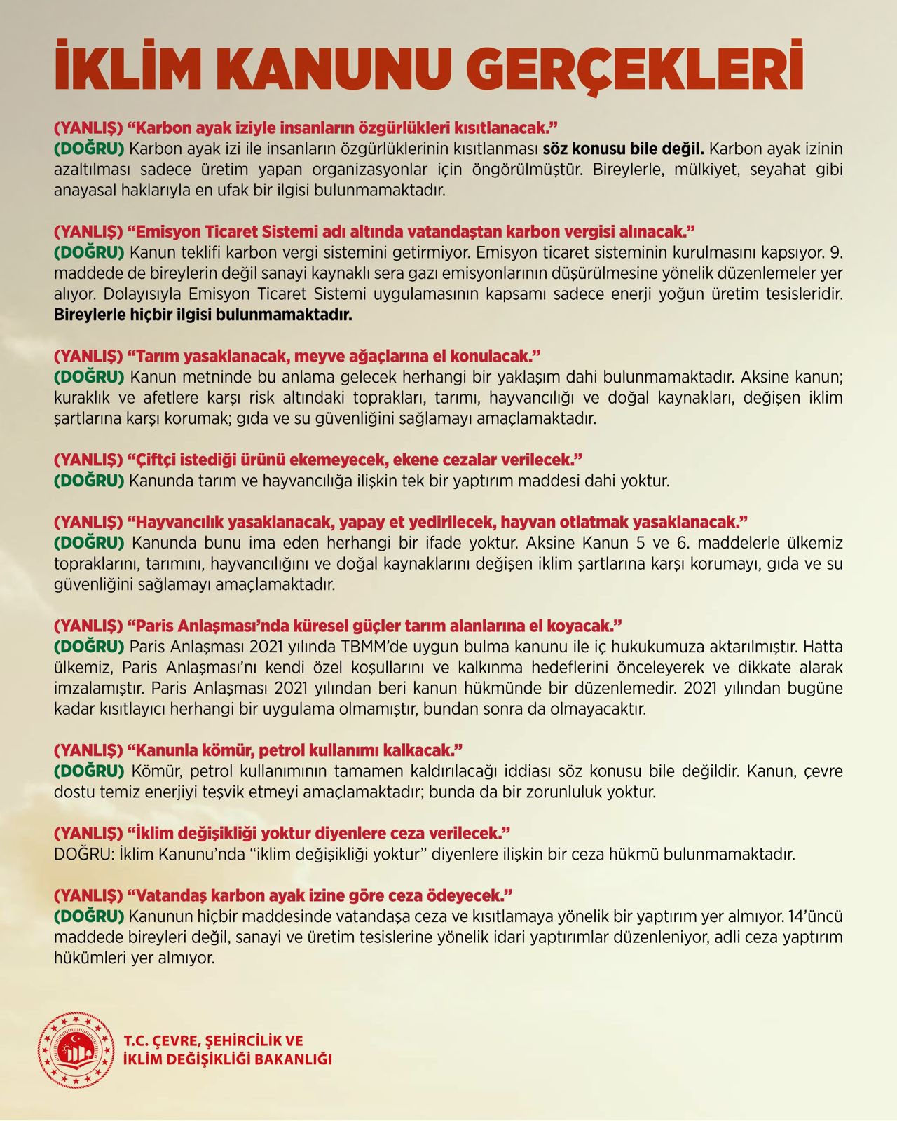 TÜRKİYE'NİN İLK İKLİM KANUNU TBMM’DE KABUL EDİLDİ
