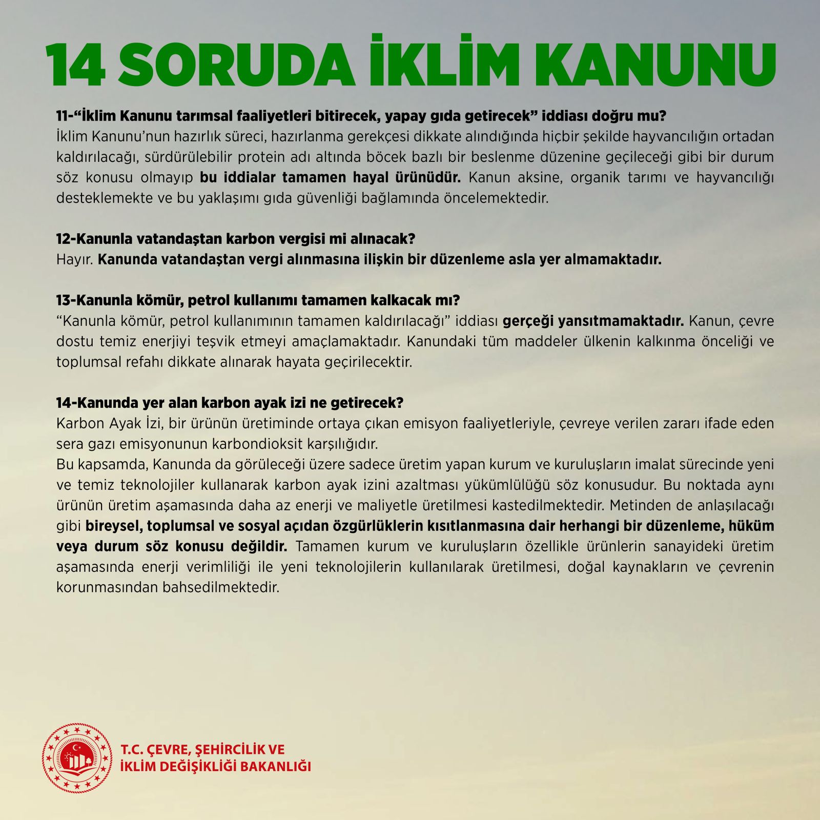 TÜRKİYE'NİN İLK İKLİM KANUNU TBMM’DE KABUL EDİLDİ