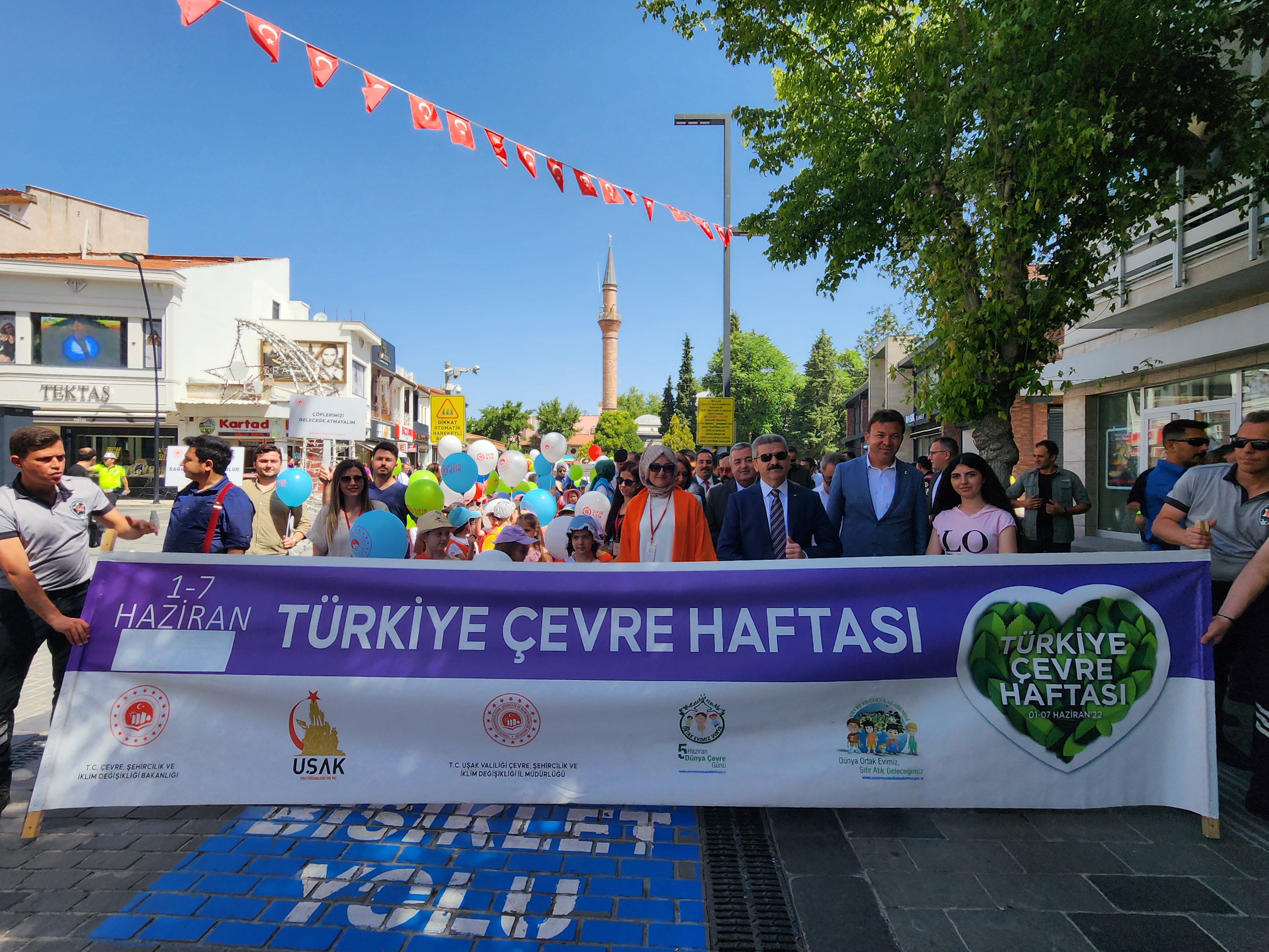 5-9 Haziran 2024 “Türkiye Çevre Haftası” Etkinlikleri – Atatürk ve Kurtuluş Anıtına Çelenk Sunma Töreni ve Çevre Yürüyüşü Etkinliği