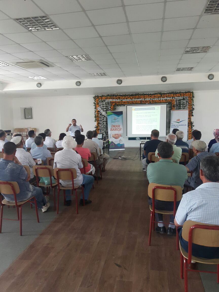 İmar Barışı İle İlgili Bilgilendirme Toplantısı, Eşme İlçemizde, 11 Temmuz 2018 Tarihinde Yapıldı.