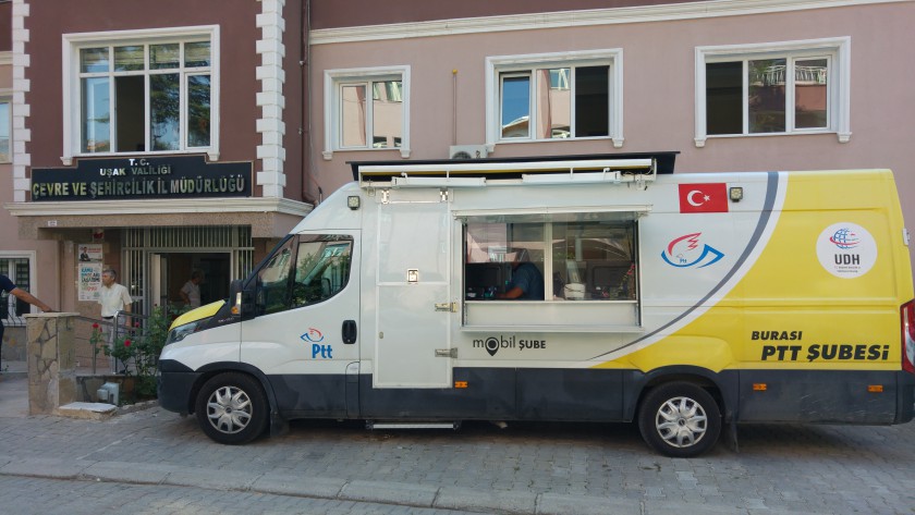 PTT Tarafından, Seyyar Araçla, İl Müdürlüğümüzde, Çarşamba Günleri E-Devlet Şifresi Verilmeye Başlanmıştır.
