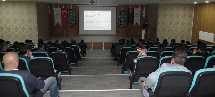 MÜDÜRLÜĞÜMÜZ KONFERANS SALONUNDA 