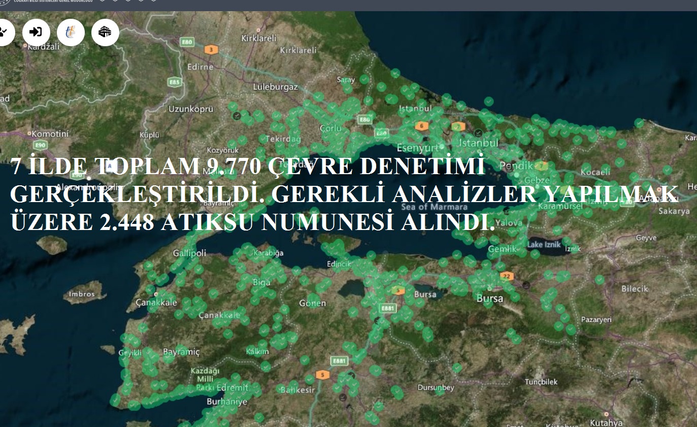 7 İlde Toplam 9.770 Çevre Denetimi Gerçekleştirildi. Gerekli Analizler Yapılmak Üzere 2.448 Atıksu Numunesi Alındı.