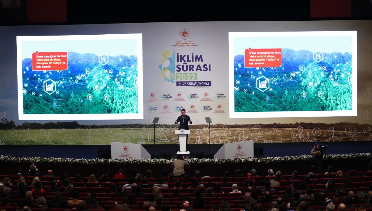 BAKAN MURAT KURUM, TÜRKİYE'NİN İLK İKLİM ŞURASI'NDA KONUŞTU 21 Şubat 2022