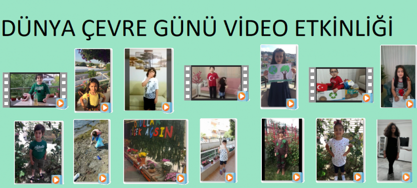 Dünya Çevre Günü Video Gönderme Etkinliği Videoları