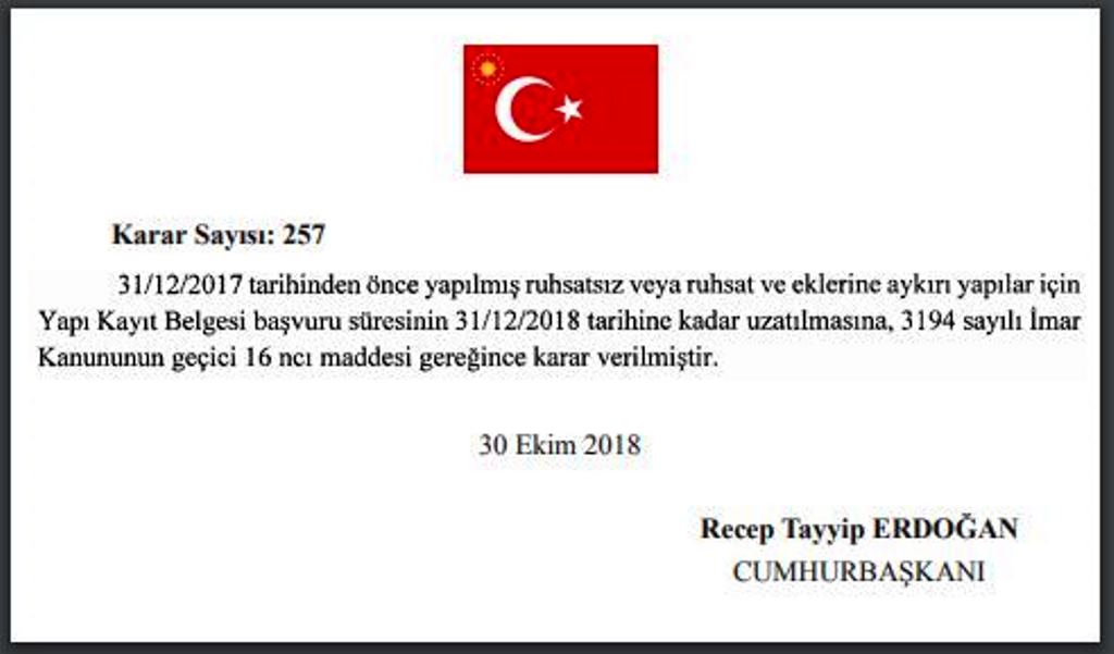 İmar Barışında Son Başvuru 31 Aralık