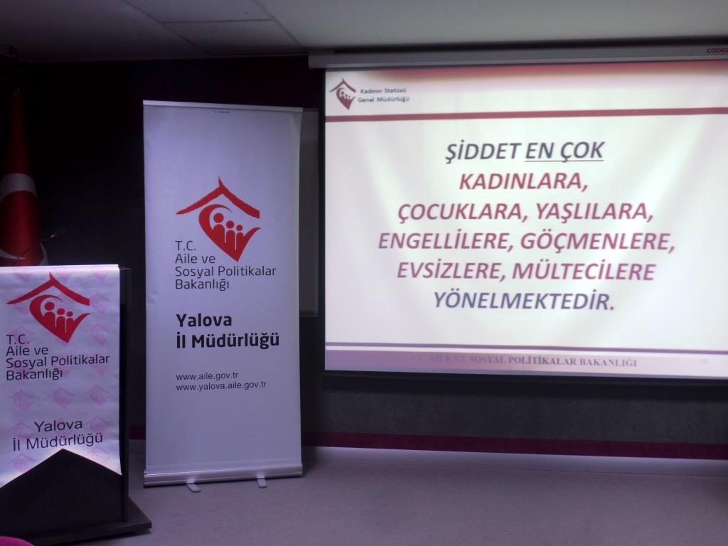 Kadına Yönelik Şiddetle Mücadele Konulu Konferans