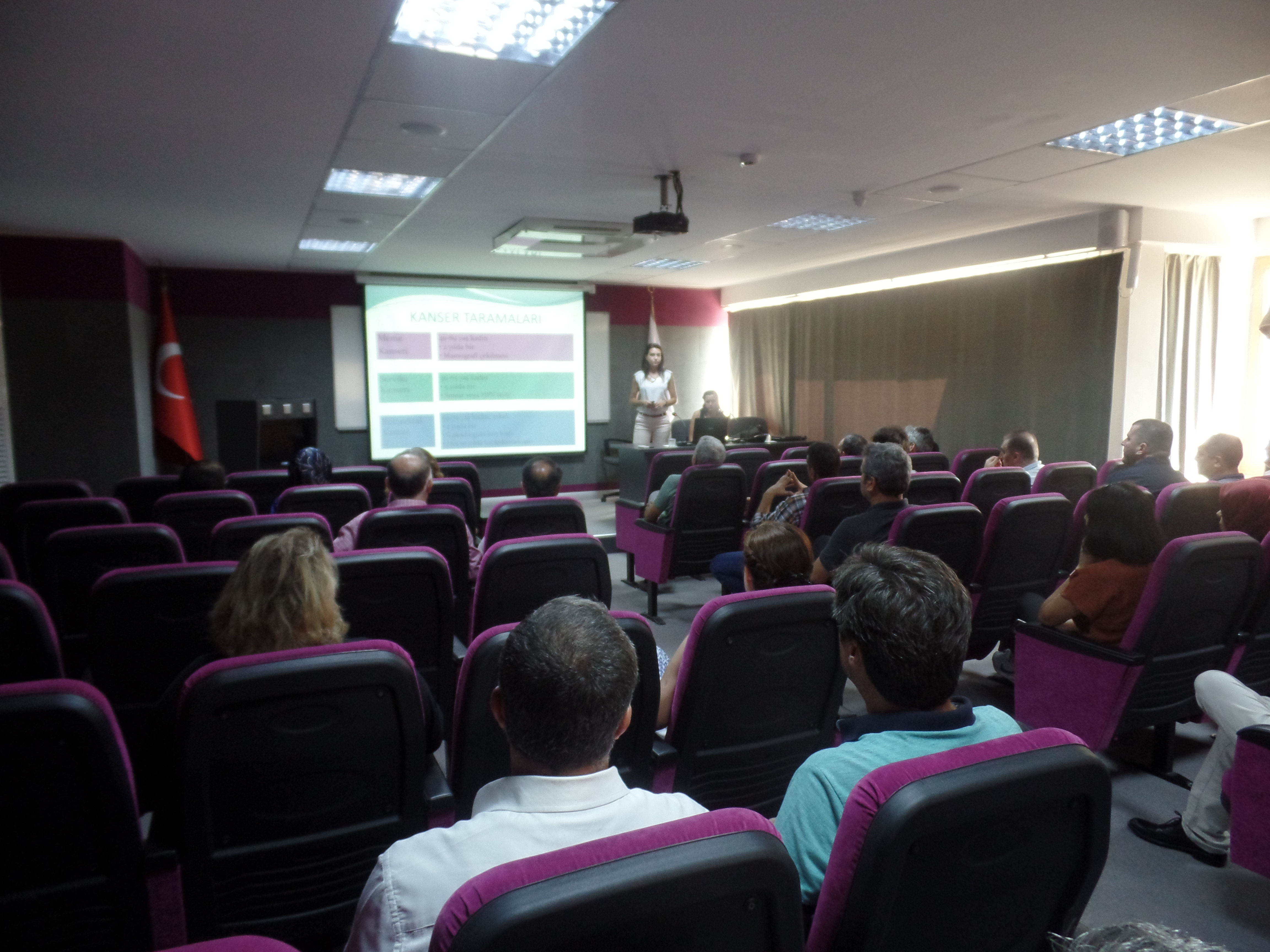 Kanser Taraması ve Eğitimine Yönelik Seminer Yapıldı.