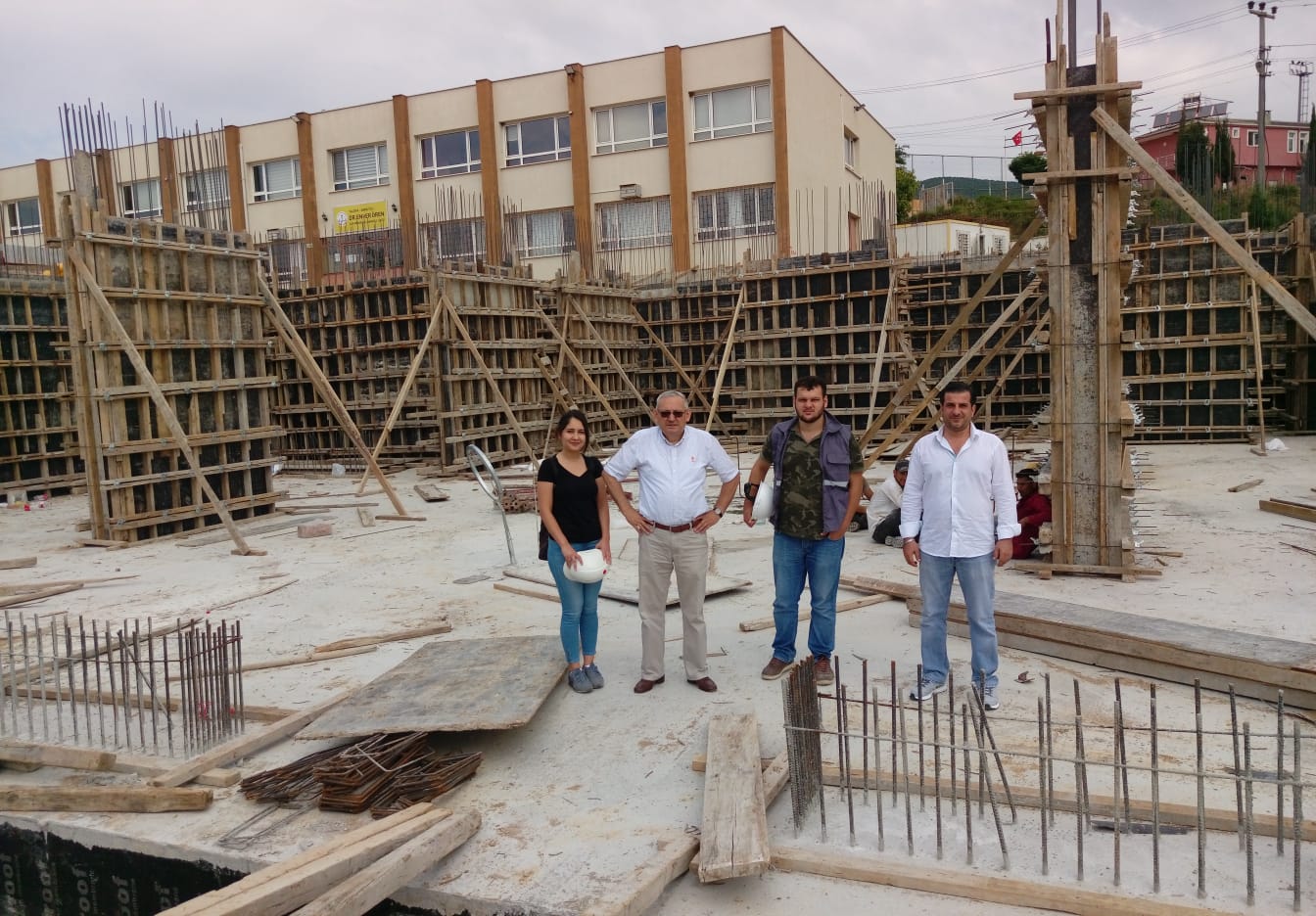 Mühendis Adaylarıyla Şantiye Toplantısı Yapıldı