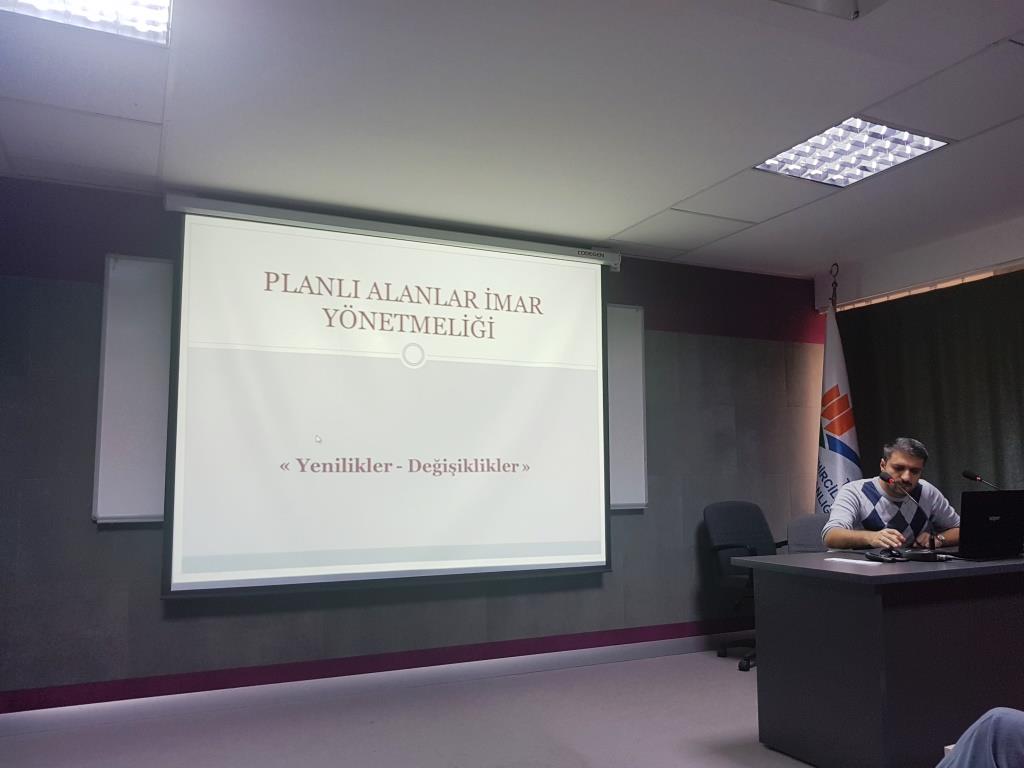 Personelimize yönelik “Planlı Alanlar İmar Yönetmeliği” Sunumu Gerçekleştirildi