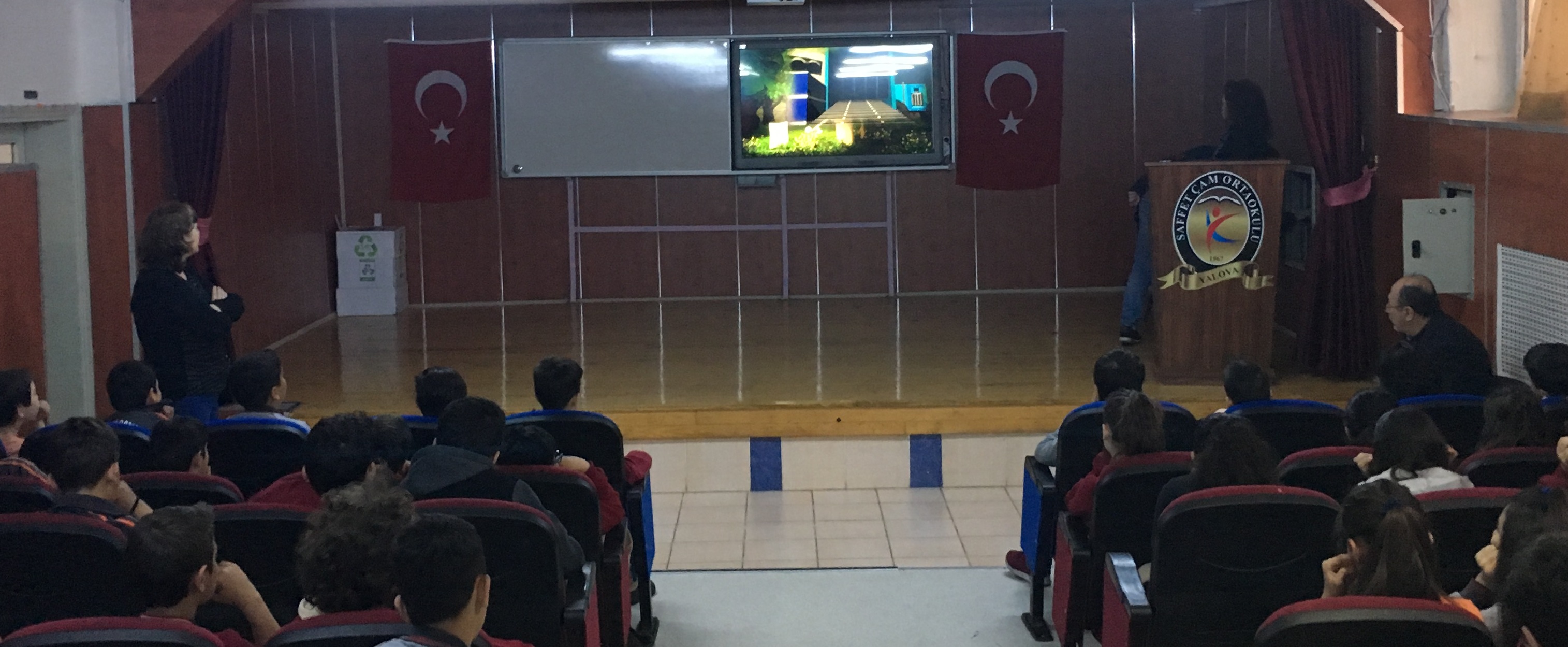 Saffet Çam Ortaokulunda Sıfır Atık Eğitimi