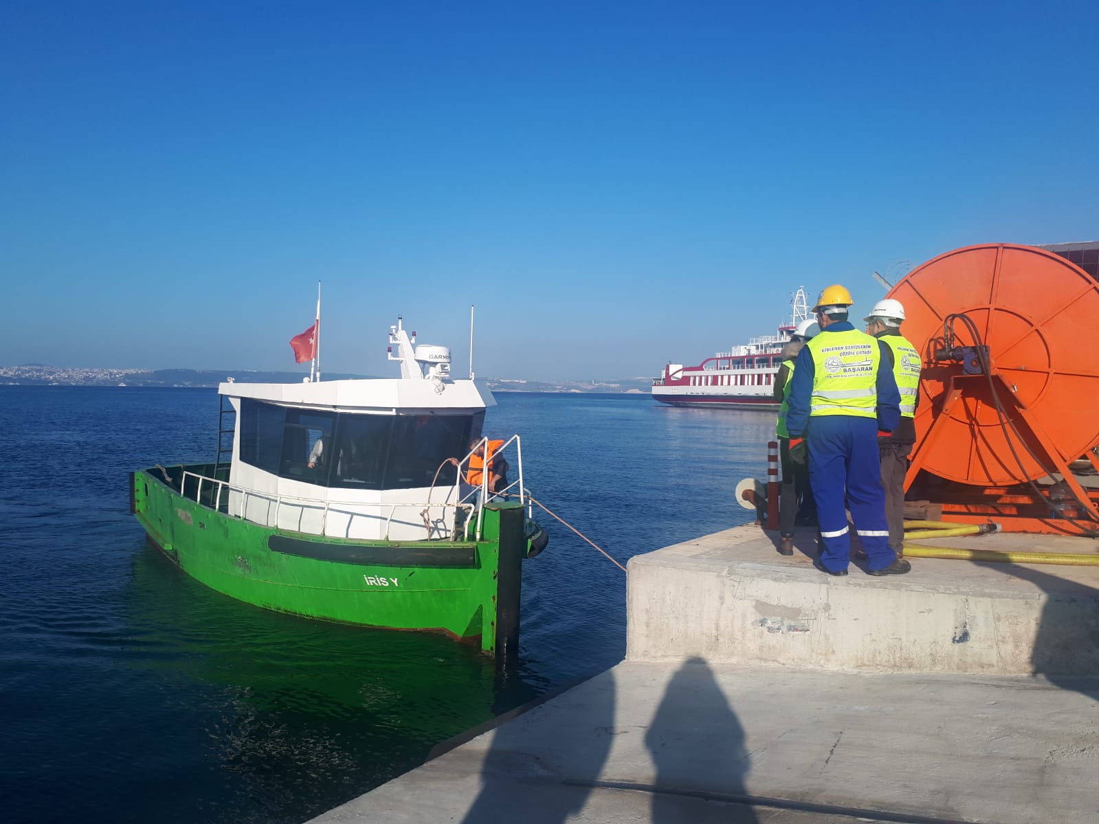 Yalova Ro-Ro Terminalinde Deniz Tatbikatı