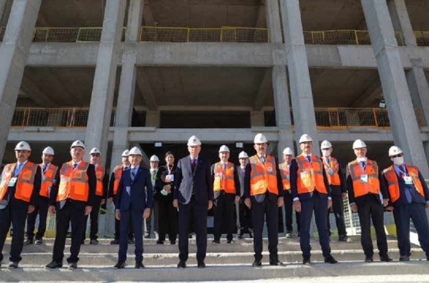 CUMHURBAŞKANIMIZ SAYIN RECEP TAYYİP ERDOĞAN YENİ CSO VE YARGITAY BİNALARINDA İNCELEMELERDE BULUNDU.