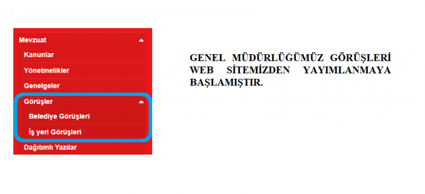 GENEL MÜDÜRLÜĞÜMÜZ GÖRÜŞLERİ