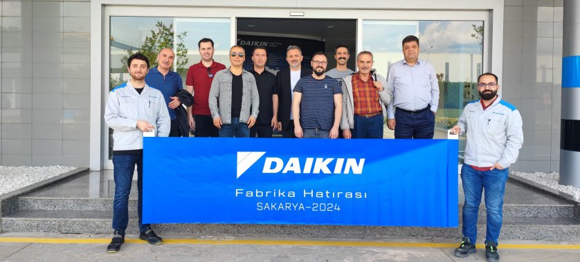 8 Mayıs 2024 tarihinde Daikin Isıtma ve Soğutma Sistemleri Sanayi ve Ticaret Anonim Şirketi’nin Sakarya’daki üretim tesislerinde Split Klima, Klima Santrali, Fan Coil, Kombi ve VRV üretimleri incelenmiş ve teknik bilgi alınmıştır.