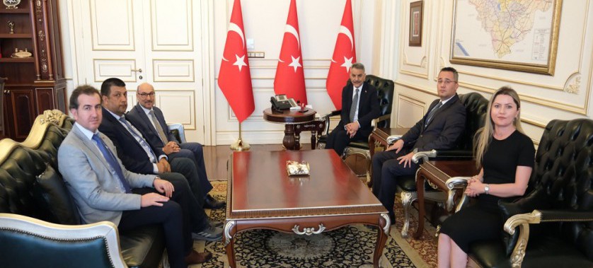 İl Müdürümüz,  Beraberindeki  Heyetle 5 Haziran Dünya Çevre Günü Etkinlikleri Kapsamında  Valimiz Mehmet Ali Özkan'ı Ziyaret Etti