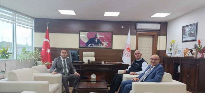 Yozgat AFAD İl Müdürü ve İşkur Müdüründen İl Müdürümüze Hayırlı Olsun Ziyareti