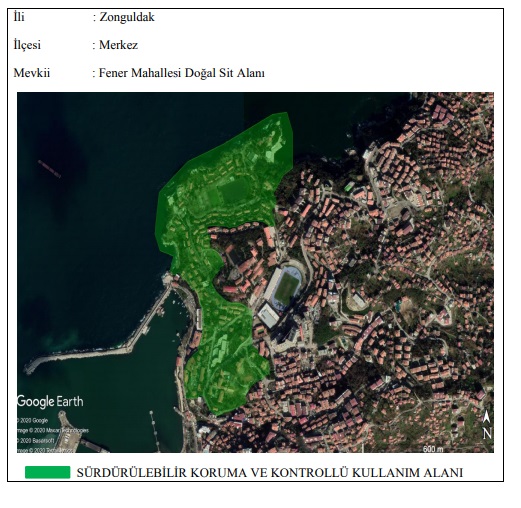 Zonguldak Fener Mahallesi Tescil İlanı