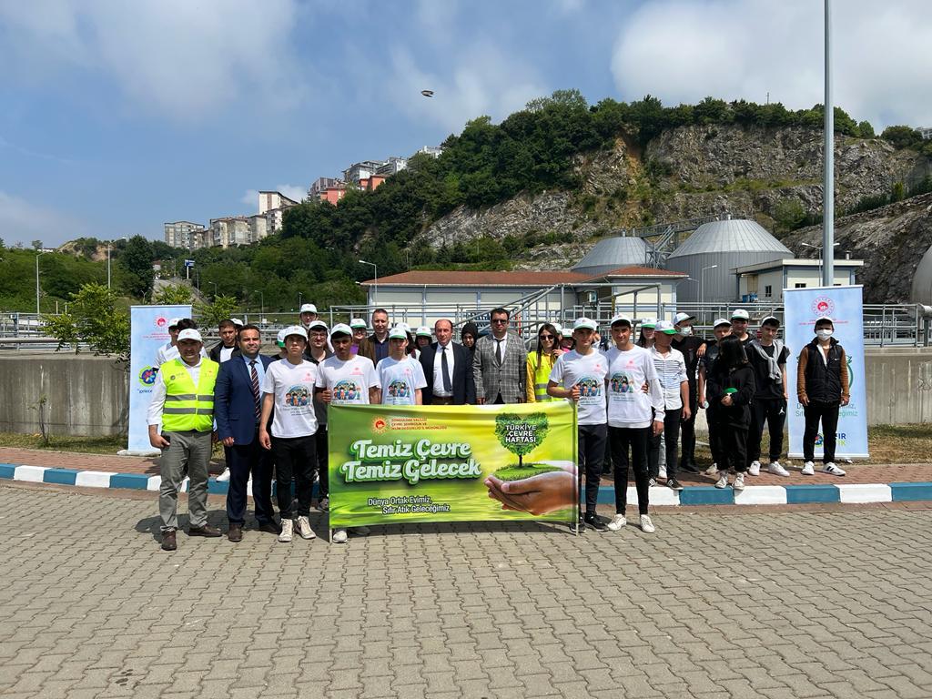 Türkiye Çevre Haftası Etkinlikleri Kapsamında Zonguldak Belediyesi İleri Biyolojik Atıksu Arıtma Tesisinde  Teknik Gezi Yapıldı