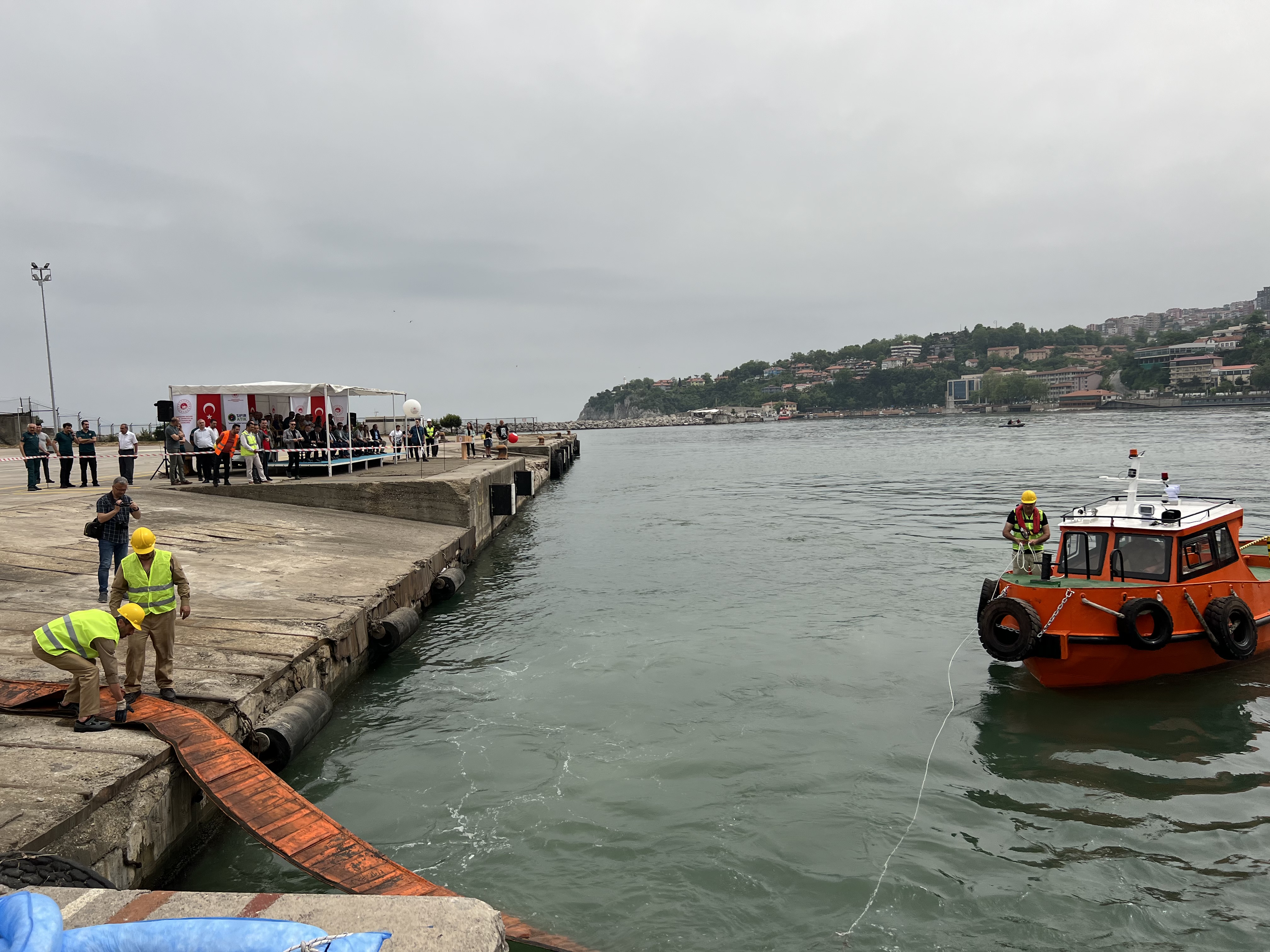 Türkiye Çevre Haftası Etkinlikleri Kapsamında Deniz Kirliliği Acil Müdahale Tatbikatı