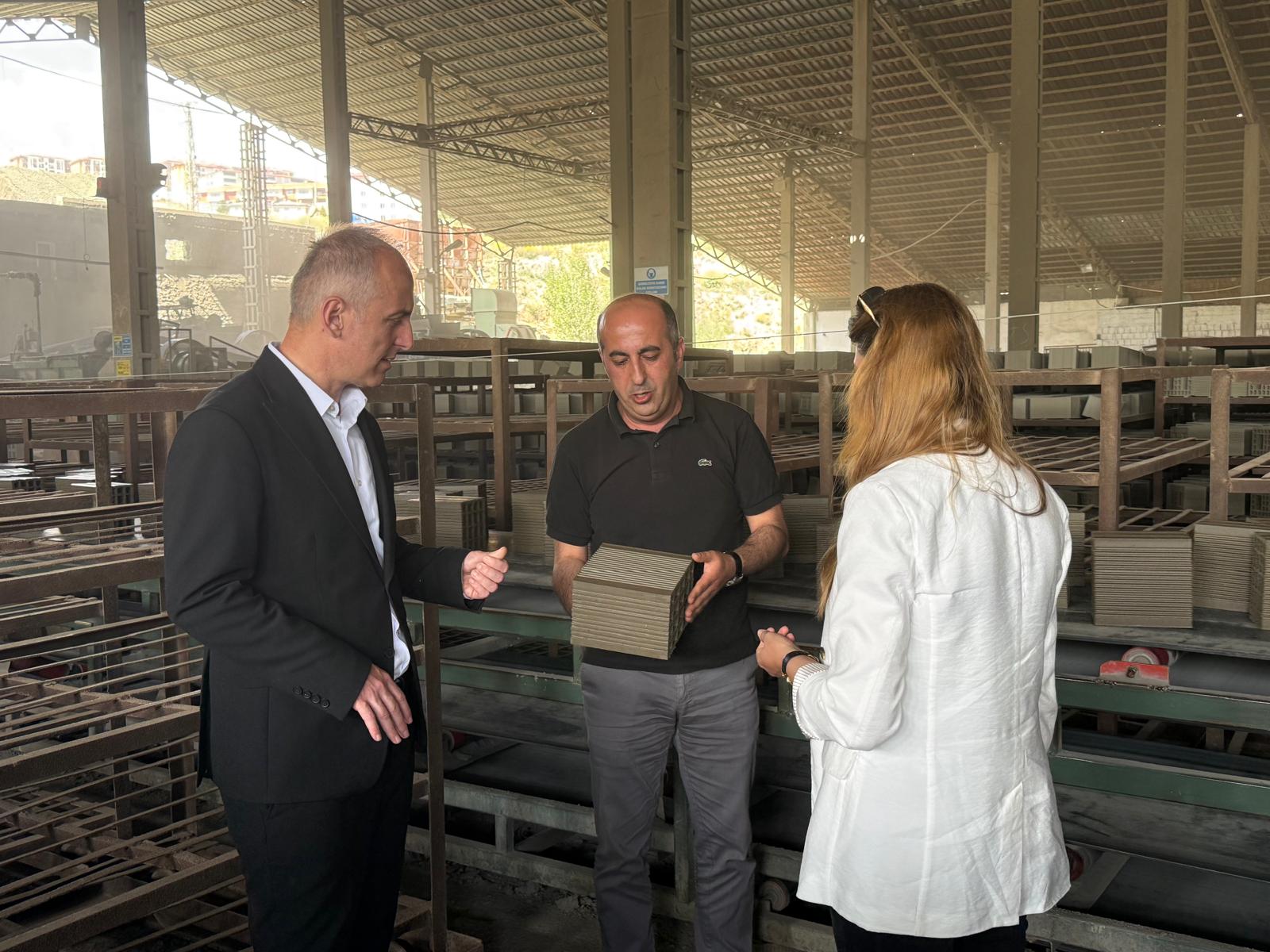 İlimizde Faaliyet Gösteren Tuğla Fabrikası'nda Çevre Mevzuatı Kapsamında Birleşik Denetim Gerçekleştirildi