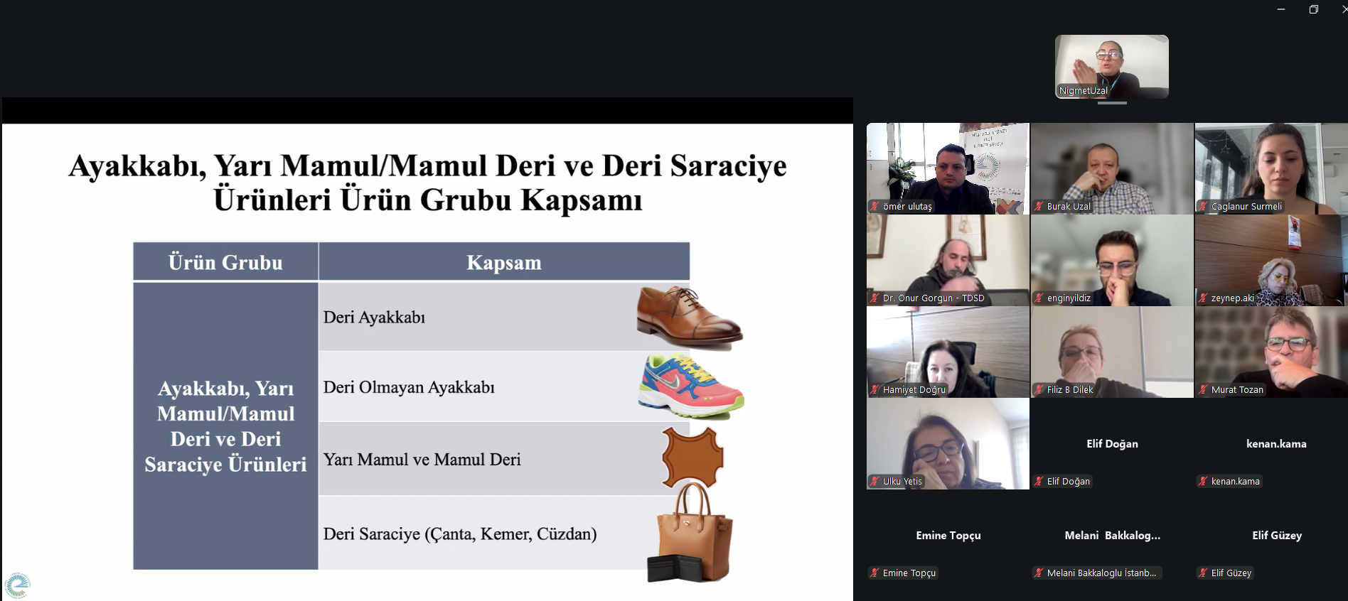 A meeting of the Technical Review Commission was held to prepare the criteria for the Environmental Labeling of Footwear, Semi-Finished/Finished Leather, and Leather Goods product groups.