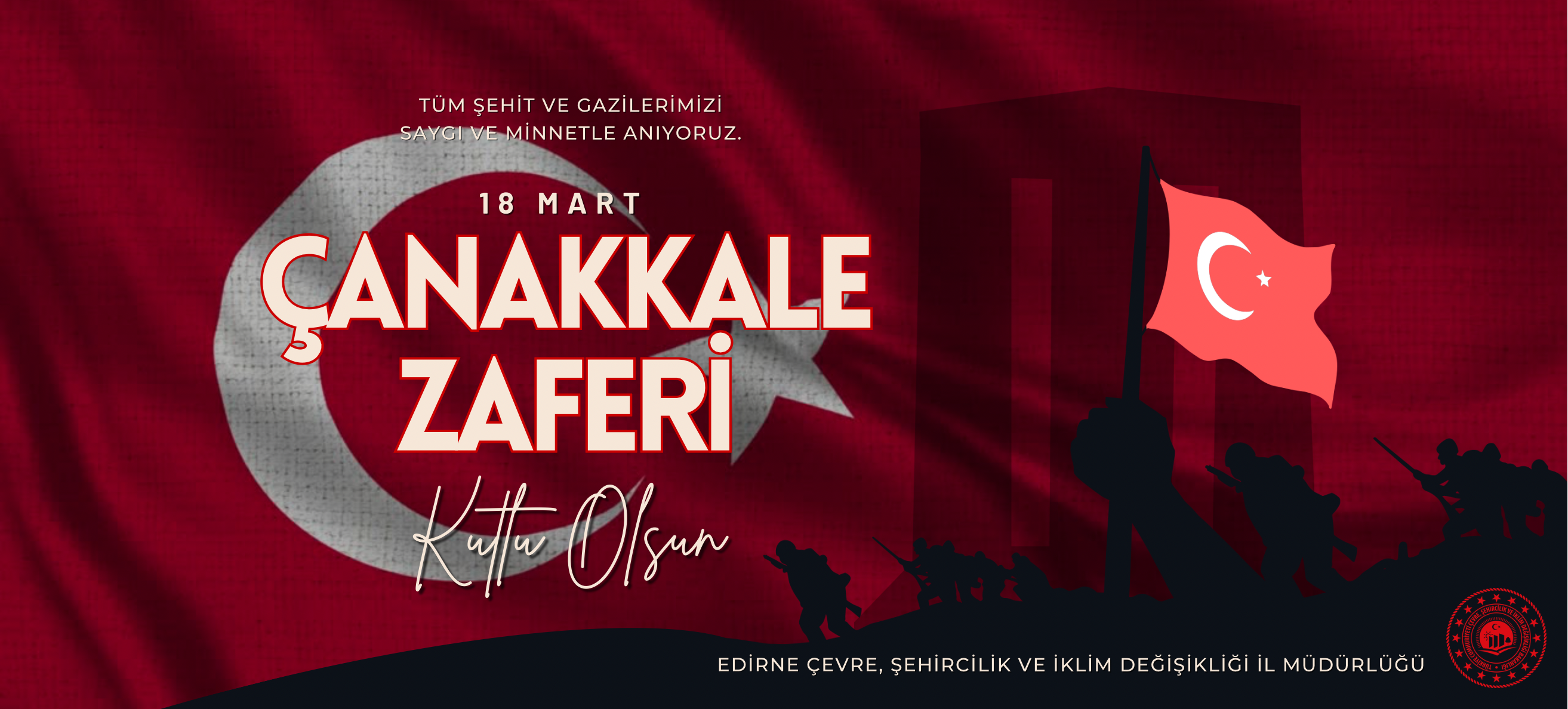İl Müdürümüz Sayın Ayşe SARI' nın 18 Mart Şehitleri Anma Günü ve Çanakkale Zaferi Mesajı