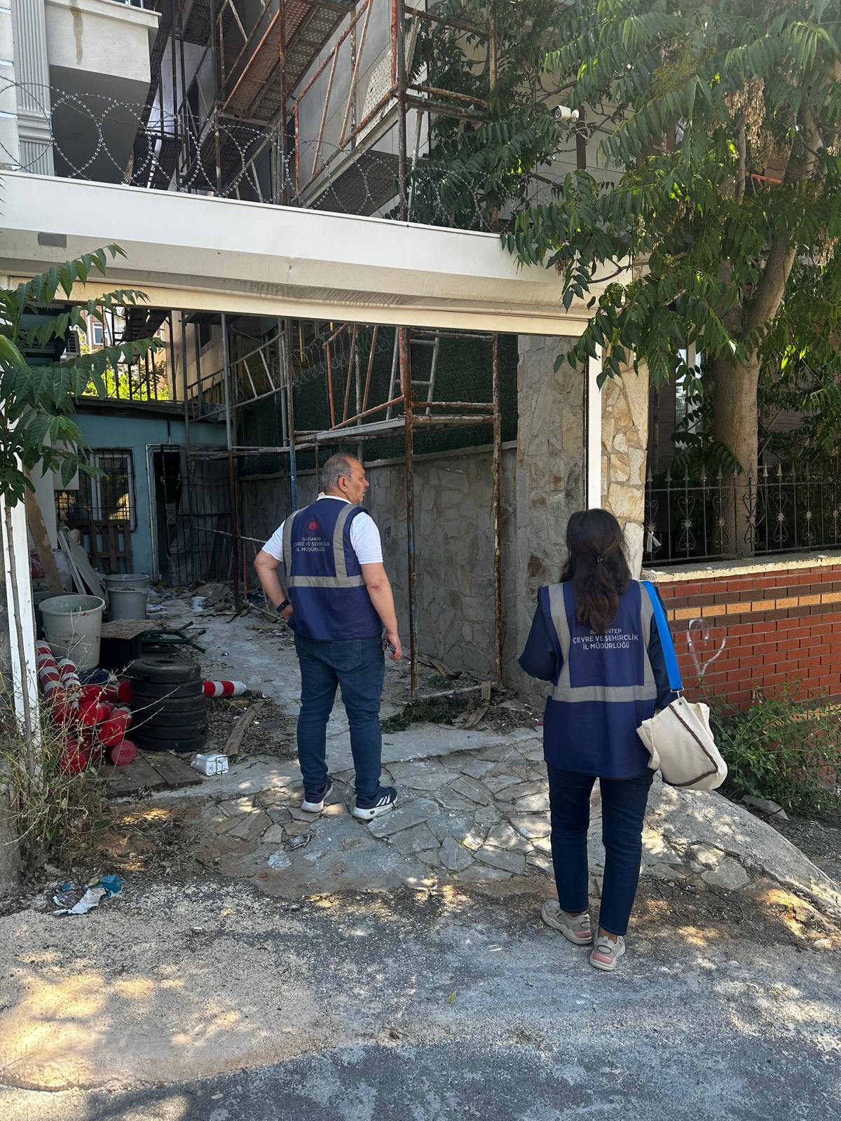 Sınav saatlerinde, Çevresel Gürültü Kontrol Yönetmeliği kapsamında denetimler yapılmıştır.