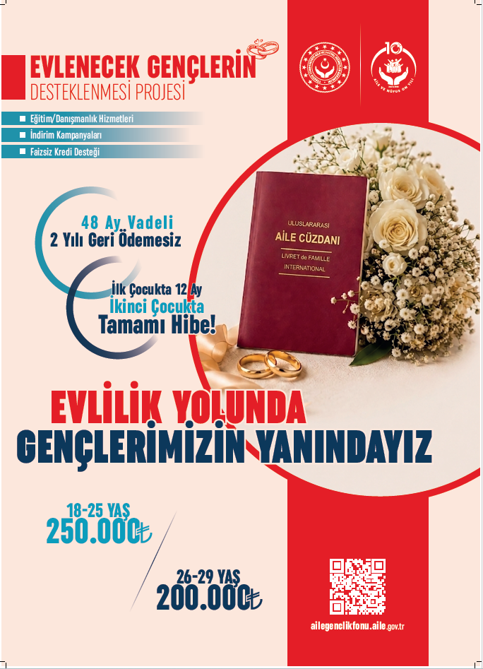 Evlenecek Gençlerin Desteklenmesi Projesi