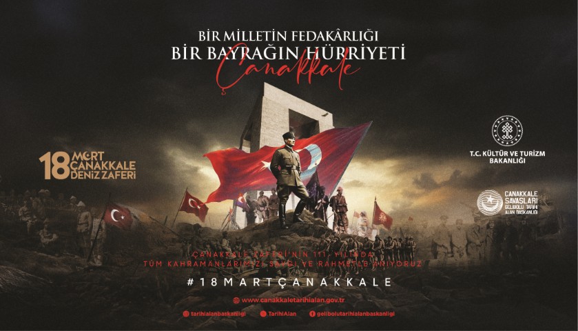 18 Mart Şehitleri Anma Günü veÇanakkale Deniz Zaferi'nin 111. YılDönümü