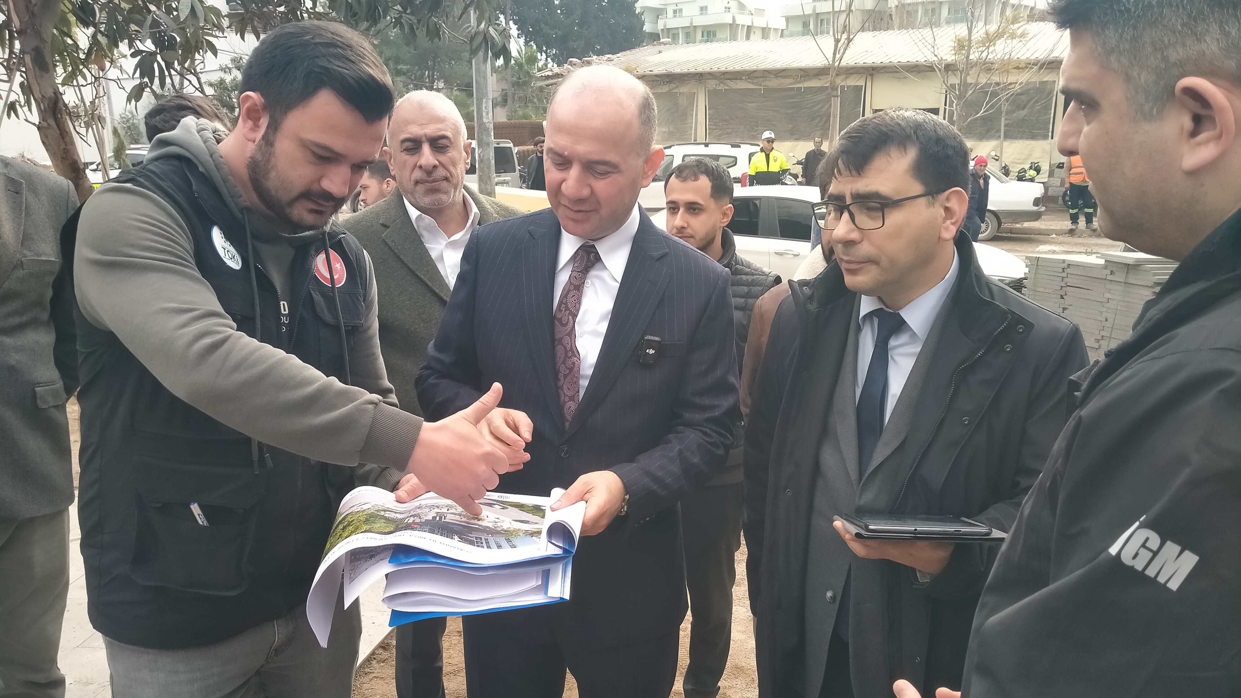 Esenevler Mahallesinde Yapımı Devam Eden Merkez-1 Rezerv Yapı Alanında İnceleme