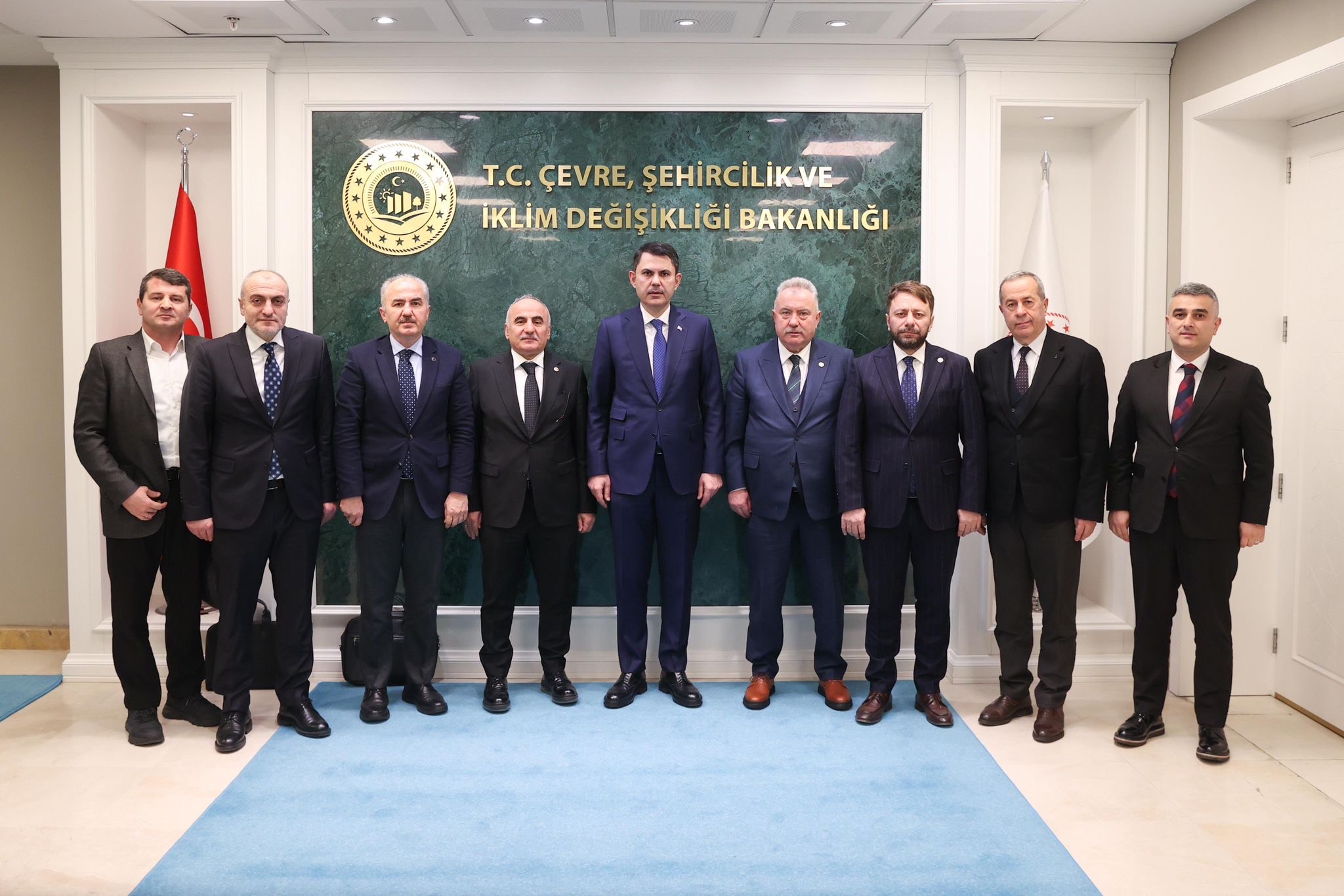 Çevre, Şehircilik ve İklim Değişikliği Bakanımız Sn. Murat Kurum’u ziyaret
