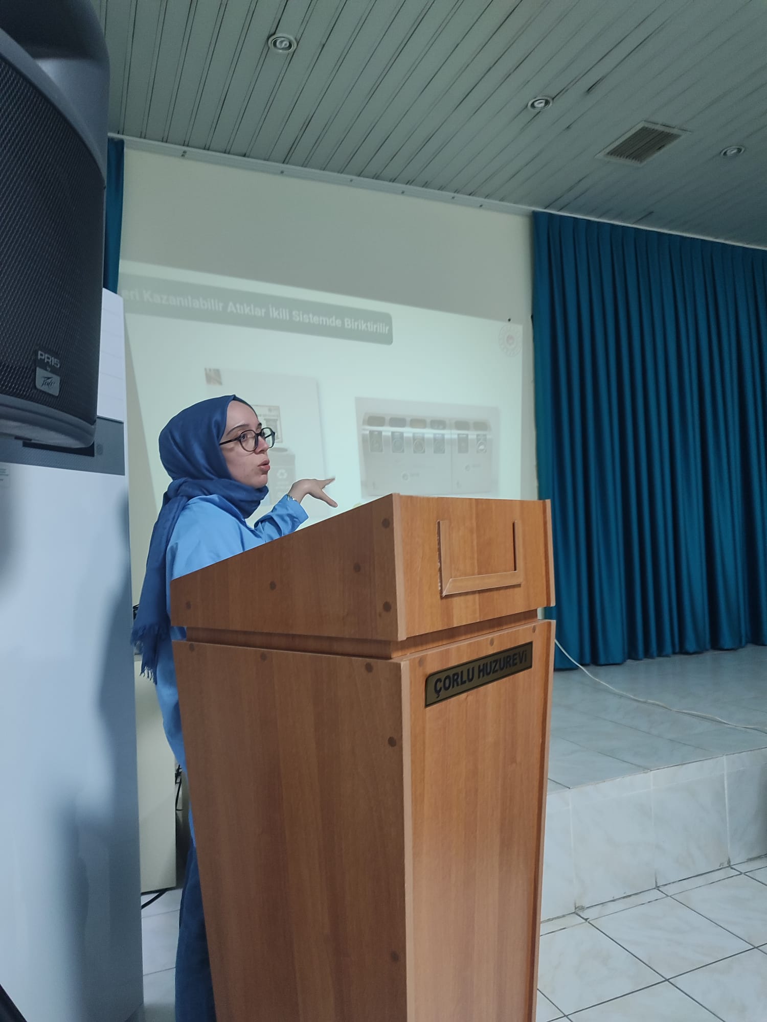 ÇORLU HUZUREVİ'NDE SIFIR ATIK UYGULAMALARI BİLGİLENDİRME ÇALIŞMASI GERÇEKLEŞTİRİLDİ