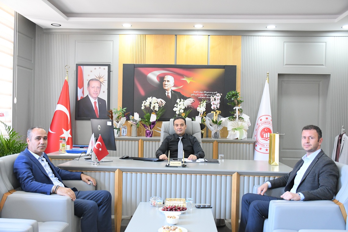 Tunceli Tapu Müdürü ve Kadastro Müdürünün, Müdürümüze Ziyareti